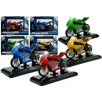 LEAN Toys Sportovní motocykl se zvuky 4 barvy 1:18