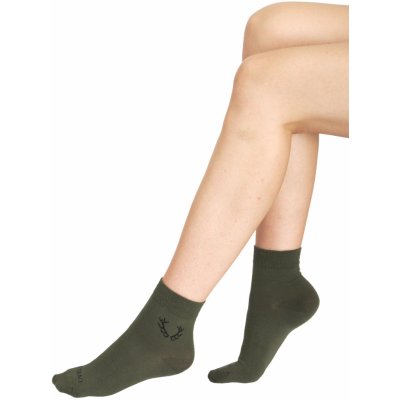 Tetrao Veselé ponožky s parohy zelené