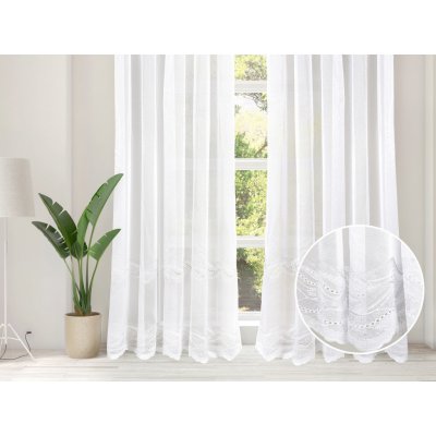 Žakárová záclona - řetízková oka - vzor 247174 – Zboží Mobilmania