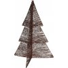 Vánoční osvětlení Mat Dekorace STROM skládaný 50cm kov. 20LED s časovačem HN