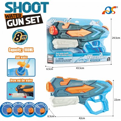 Wiky Vodní puška pumpovací 42 cm – Zboží Mobilmania