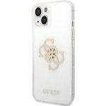 Guess TPU Big 4G Full Glitter Apple iPhone 14 Plus čiré