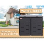 Scorpion elektro s.r.o. Přístřešek na 2 popelnice D11GG2Z antracit – Sleviste.cz