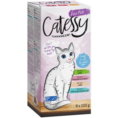 Catessy jemná paštika mix II 64 x 100 g – Sleviste.cz