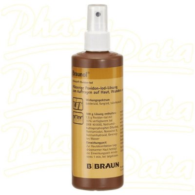 BRAUNOL DRM 75MG/G DRM SOL 1X250ML – Hledejceny.cz