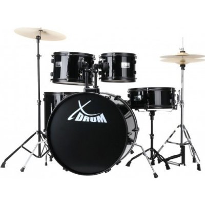 XDrum Rookie 22" Fusion Drum Kit Complete Set Black – Sleviste.cz