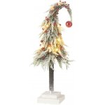 J-Line by Jolipa Vánoční zasněžený stromek s Led světýlky Xmas M - 18*18*55 cm - J-Line by Jolipa – Hledejceny.cz