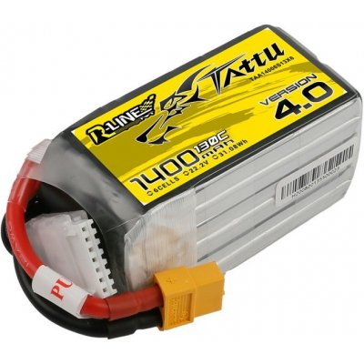 GENS ACE LIPO TATTU R-Line FPV serie 6S 6S1P 130C Version 4.0 22,2V 1400 mAh – Zboží Mobilmania