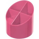 Stojánek na tužky Herlitz kulatý Color Blocking růžový – Zboží Dáma