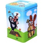 KRTEK Pokladnička Krteček 15cm set kasička se zámkem a klíčky kov – Zboží Dáma