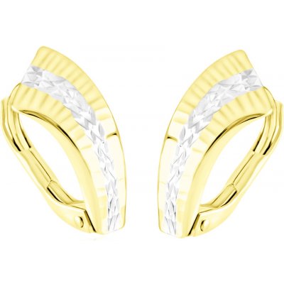 Gemmax Jewelry zlaté náušnice s diamantovým brusem GLECN-26281