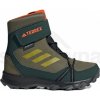 Dětské trekové boty adidas Terrex Snow CF R. Rdy U GZ1178 focus olive/pulse olive/impact orange