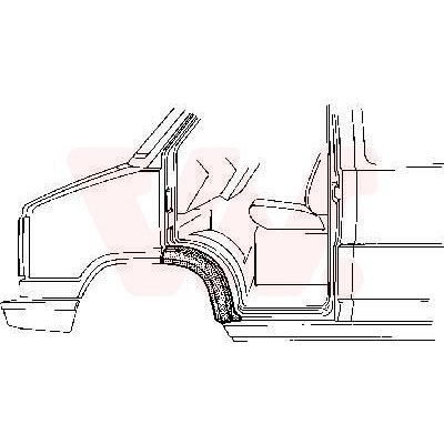 Blatník VAN WEZEL 1745155 | Zboží Auto