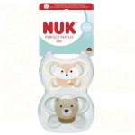 NUK Perfect Match AIR dudlík FOX/BEAR 0-2m 2ks – Sleviste.cz