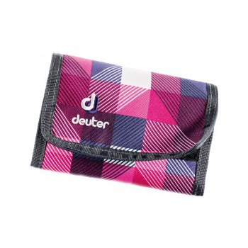 Deuter Wallet magenta arrowcheck peněženka