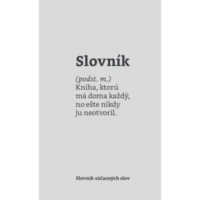 Slovník súčasných slov – Zboží Mobilmania