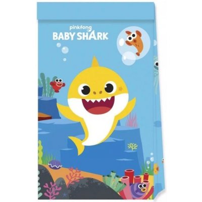 Procos Tašky papirové Baby Shark 4 ks – Hledejceny.cz