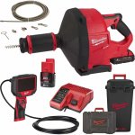 Milwaukee SADA Čistič potrubí M18FDCPF10-201C se sprirálou, 2.0 Ah s nabíječkou + inspekční kamera 4933459685SET – Zboží Dáma