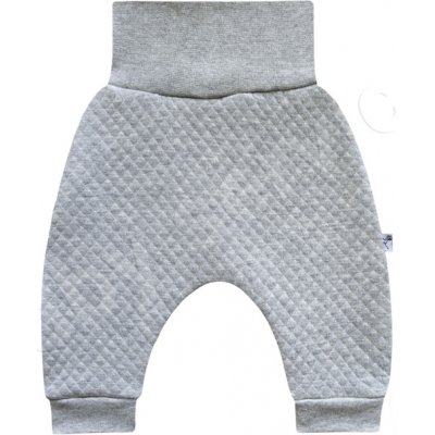 Baby Service Zimní prošívané polodupačky z dutého vlákna šedé – Zboží Dáma