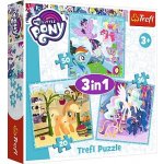 Trefl 34843 3v1 My Little Pony šťastné dny 20,36,50 dílků – Sleviste.cz