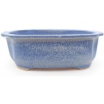 E-bonsai Keramická bonsai miska 22,5 x 17,5 x 7,5 cm modrá – Zboží Dáma