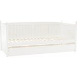 Kondela GLAMIS s přistýlkou borovicové dřevo bílá – Sleviste.cz