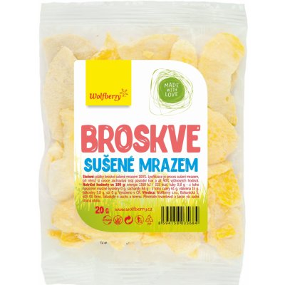 Wolfberry Broskve lyofilizované 20 g – Zbozi.Blesk.cz