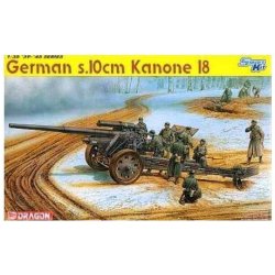 DRAGON Model Kit military 6411 GERMAN s 10cm KANONE 18 1:35