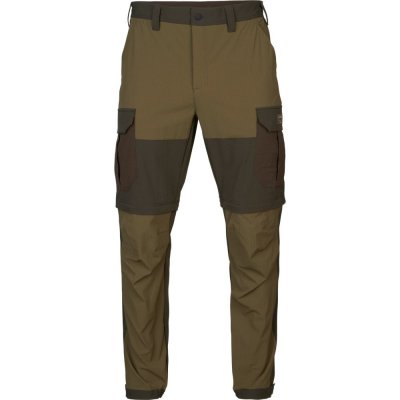 Kalhoty Kalhoty Härkila Logmar letní na zip pánské Dark olive-Willow green – Hledejceny.cz