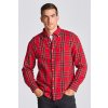 Pánská Košile Gant košile D1. rel tartan twill shirt červená