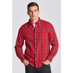 Gant košile D1. rel tartan twill shirt červená