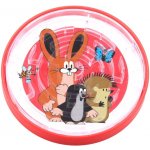 KRTEK Hra kuličkové bludiště labyrint kulatý 9cm Krteček plast 4 barvy – Sleviste.cz