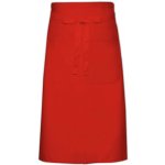Link Kitchen Wear Kuchařská zástěra s kapsou X970T Red 100x70cm – Hledejceny.cz