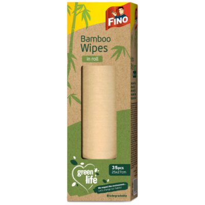 Fino Green Life Kuchyňské bambusové univerzální utěrky na roli 27 x 25 cm 35 kusů – Zboží Mobilmania