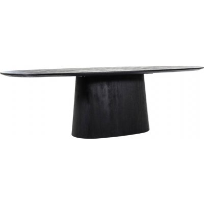 Eleonora Černý dřevěný jídelní stůl Aron 250 x 110 cm – Zboží Dáma