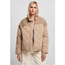 Urban Classics Oversized Diamond Quilt Puffer Jacket soft taupe