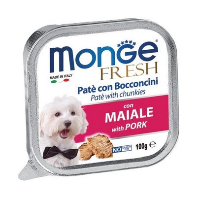 Monge Fresh Adult Dog vepřové 100 g – Zboží Mobilmania