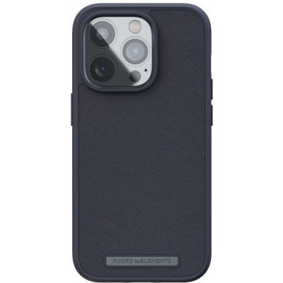Pouzdro NJORD kožené s MagSafe iPhone 14 Pro Max - tmavě šedé – Zboží Mobilmania