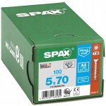 Vruty do dřeva Spax 5 x 70 mm 100 ks – Hledejceny.cz