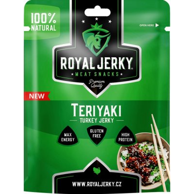 Royal Jerky Krůtí Teriyaki 40 g – Zbozi.Blesk.cz