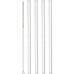 Leonardo Skleněná brčka 20 cm 4 ks – Sleviste.cz