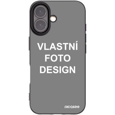 Picasee silikonový černý obal pro Apple iPhone 16 - Vlastní design/motiv – Zboží Živě