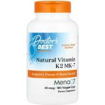 Doctor's Best Přírodní vitamín K2 MK-7 s MenaQ7 45 mcg 60 kapslí – Hledejceny.cz