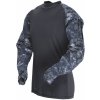 Army a lovecké tričko a košile Košile Tru-spec taktická combat TRU 1/4 zip midnight digital