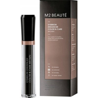 M2 Beauté Eyebrow Enhancer Color and Care gel na obočí Brown 6 ml