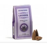 Ayurvedic Lavender backflow indické vonné františky tekoucí dým 10 ks – Zboží Mobilmania