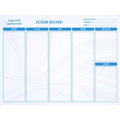 Legamaster LEG-A12090SB Plánovací tabule SCRUM 120 x 90 cm – Zboží Mobilmania