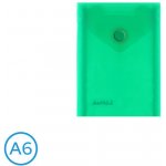 LUMA Obal spisový na výšku s klopou a drukem A6 Zelený – Zboží Živě