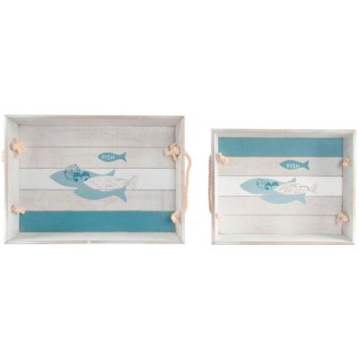 Sada 2ks podnosů "RYBKY" 44x32x5.5cm – Hledejceny.cz