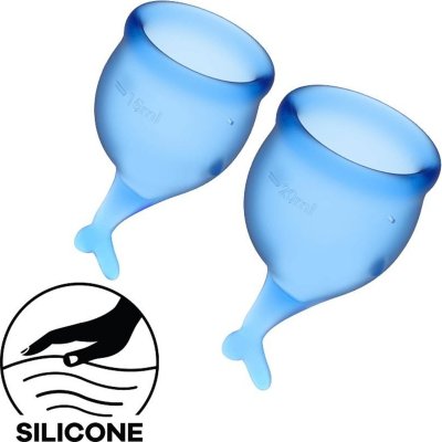 Satisfyer Feel Secure modrý sada 2 15 ml + 20 ml – Hledejceny.cz